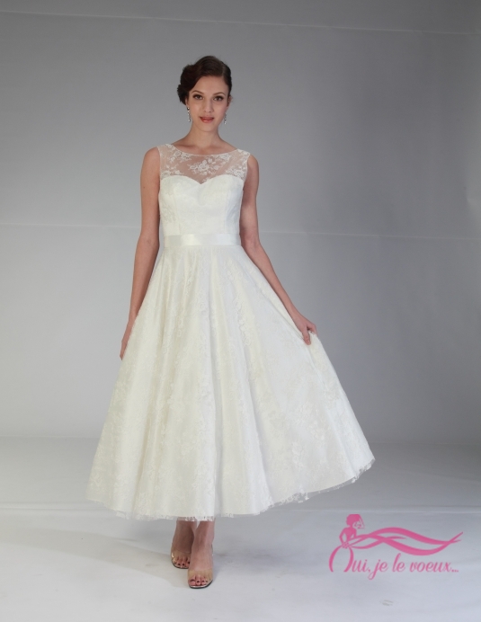 Wedding dress Lace, Tulle, Hepburn