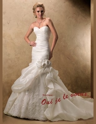 Wedding dress Organza, Lace, Pyper