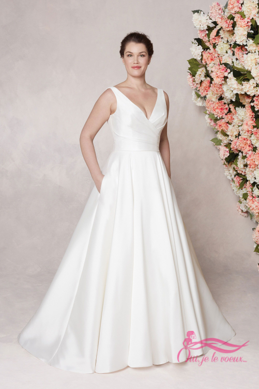 Robe de mariée Satin, Josée +