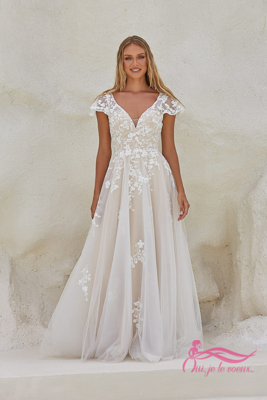Wedding dress Tulle, Lace, Reva
