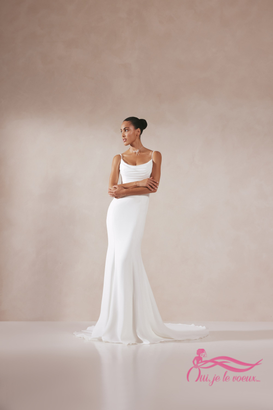 Wedding dress crepe, Shiloh Alexander