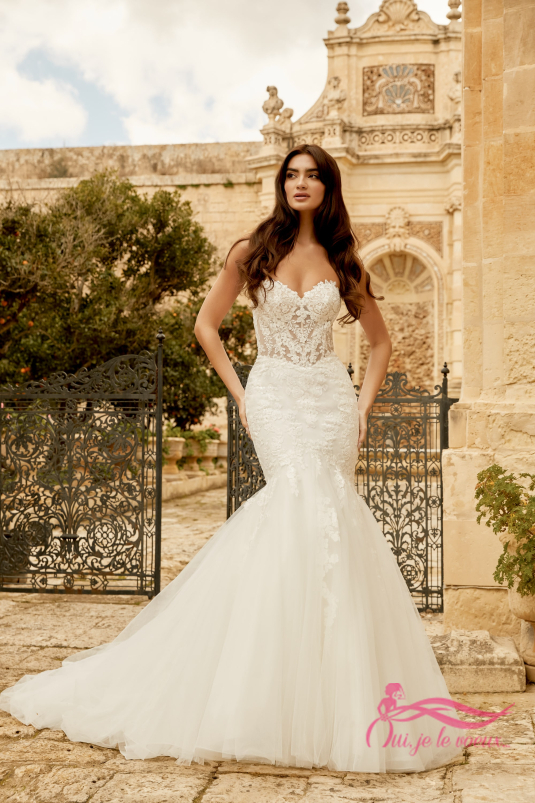 Robe de mariée Tulle, Dentelle, Océane