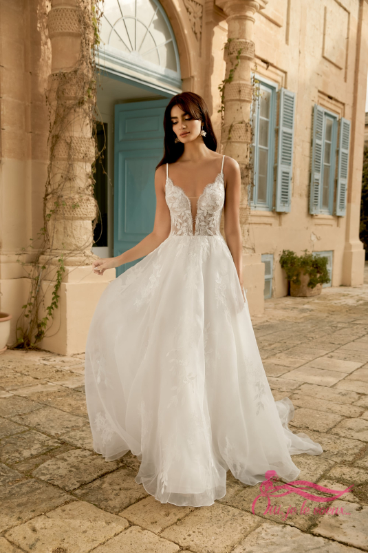 Robe de mariée Tulle, Dentelle, Mira