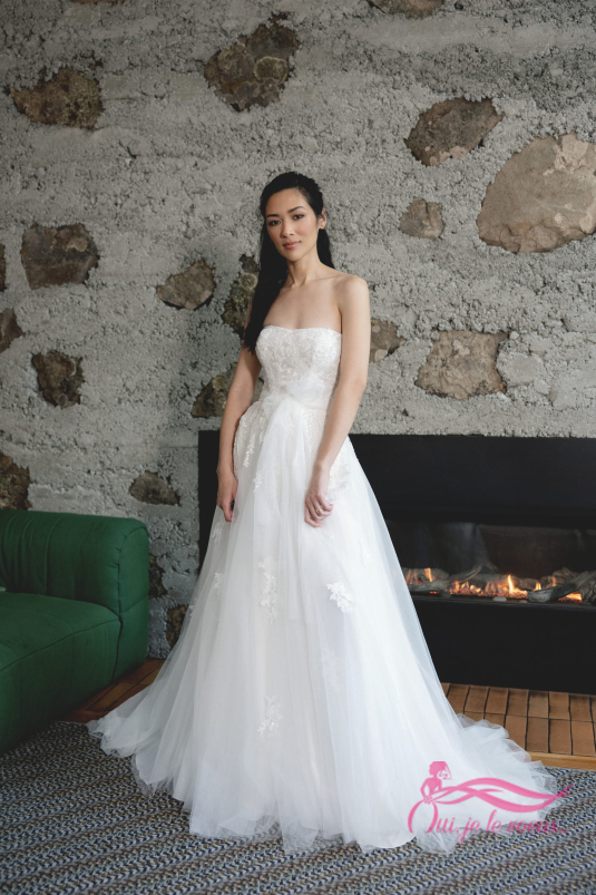Robe de mariée Tulle, Dentelle, Chessa
