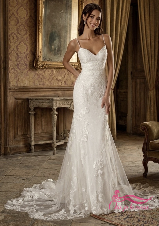 Wedding dress Lace, Tulle, Dag