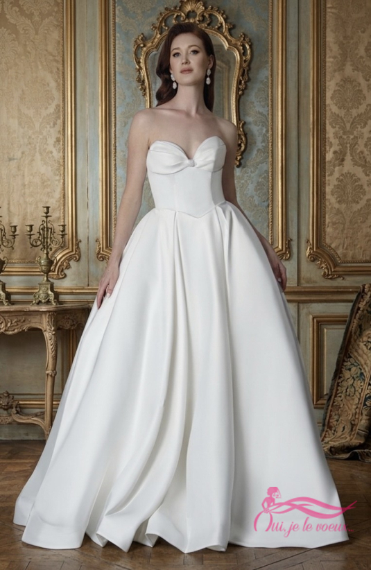 Robe de mariée Satin, Olivier