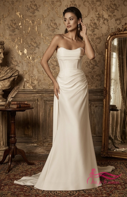 Robe de mariée crepe, Carpel