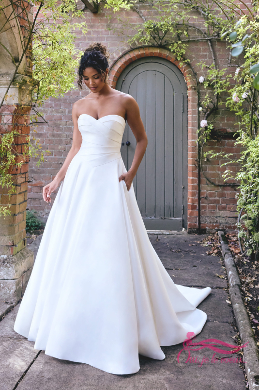 Robe de mariée Mikado Français, Florence