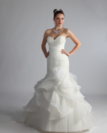 Wedding dress Organza, Orangina