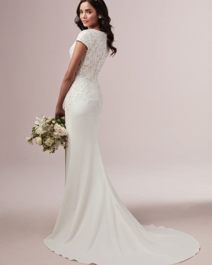 Robe de mariée crepe, Daniella