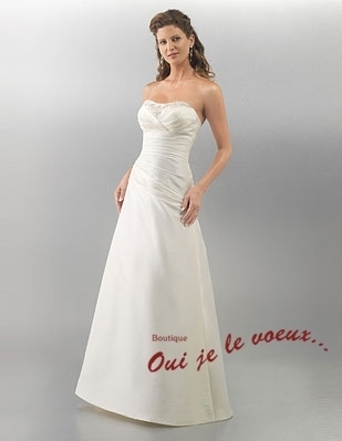 Robe de mariée Taffetas soyeux, Mariève
