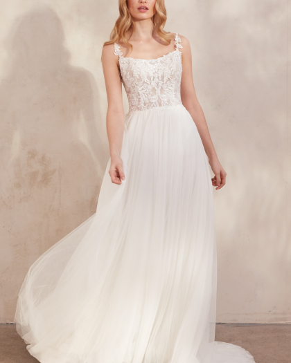 Robe de mariée Tulle, Dentelle, Candra