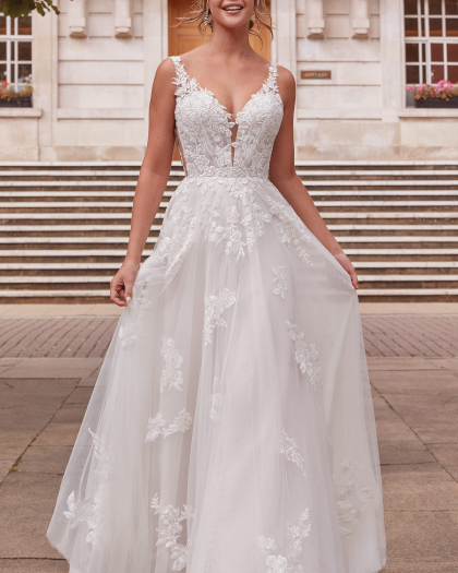Robe de mariée Tulle, Dentelle, Marchella