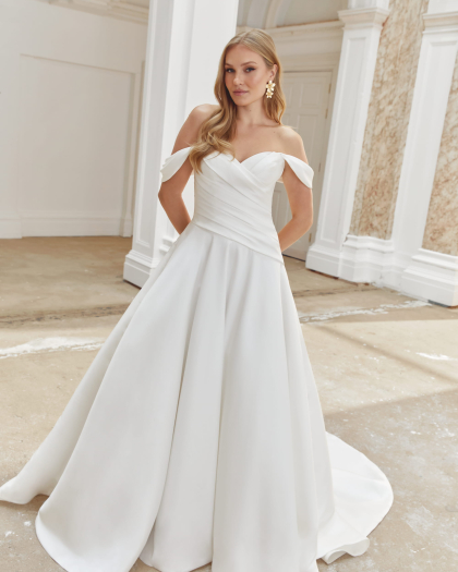 Robe de mariée Mikado Français, Clara