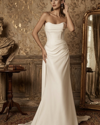 Robe de mariée crepe, Carpel