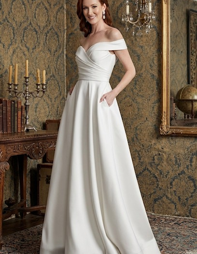 Wedding dress Satin, Auger